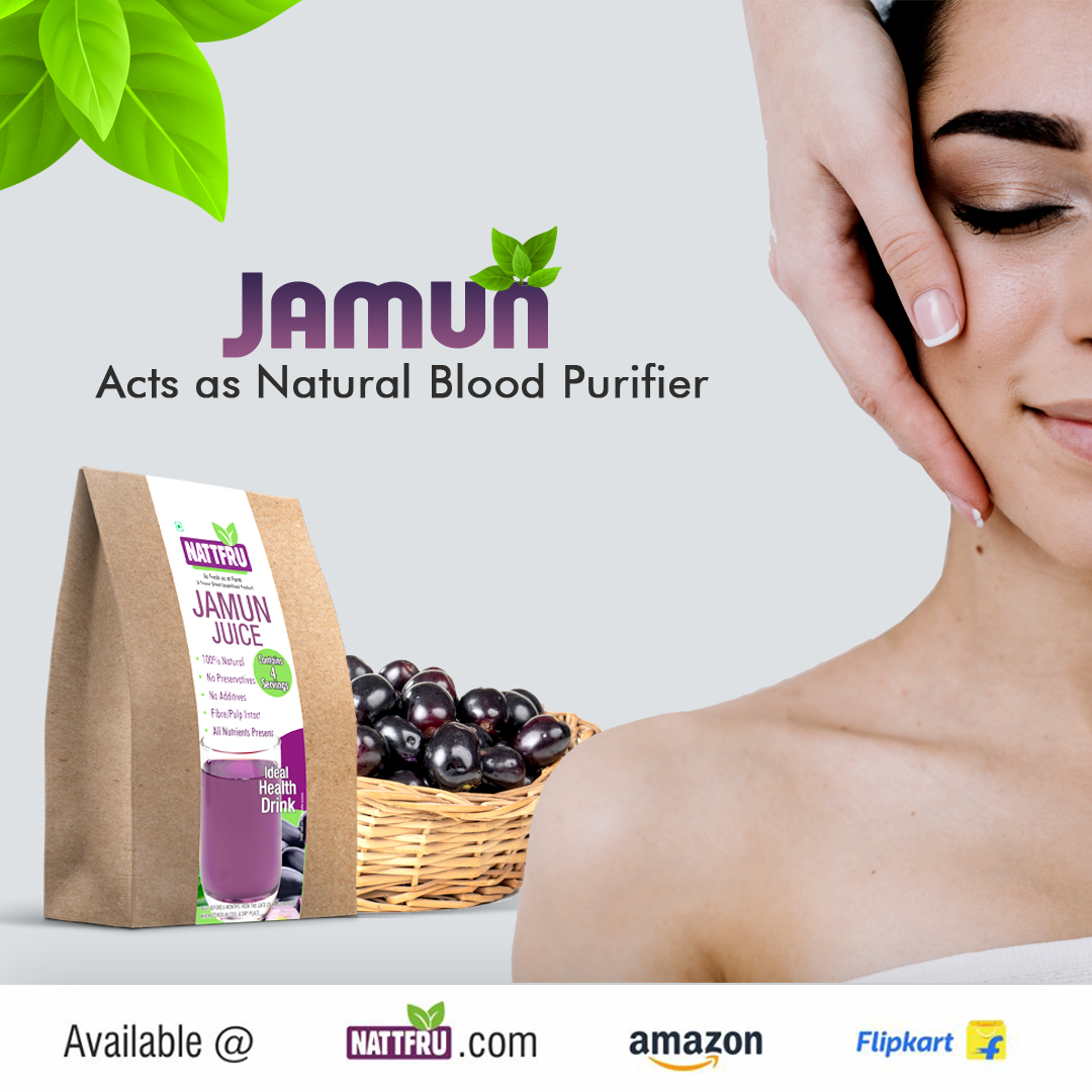 Jamun acts as a Natural Blood Purifier