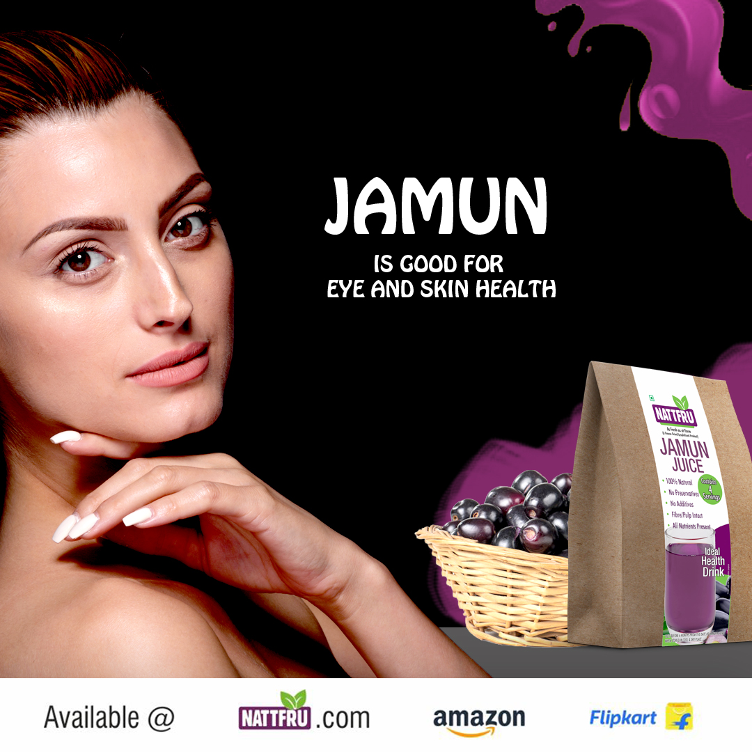 Jamun is good of Eye and Skin Health